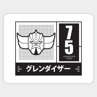 Retro anime robo Grendizer Sticker